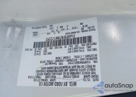 2011 Ford Focus Se из США, поврежденный, VIN 1FAHP3FN7BW172292